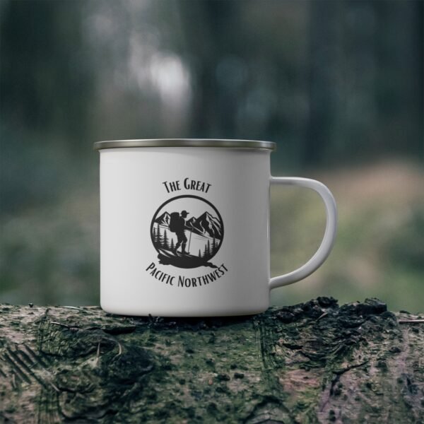 Explorer Rugged Adventure Mug | Hiking Camping - Enamel Mug - Image 4