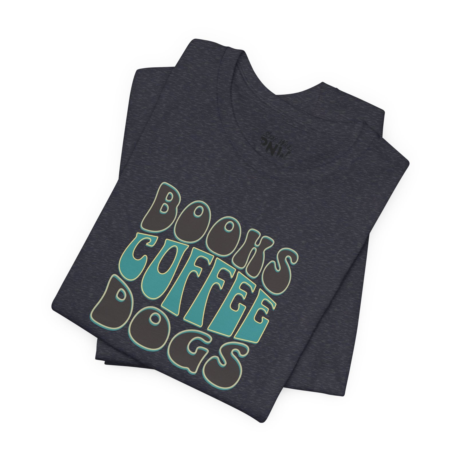Books Coffee Dogs Retro Style | Dog Lover | Coffee Lover | Unisex - Shirt - Image 13