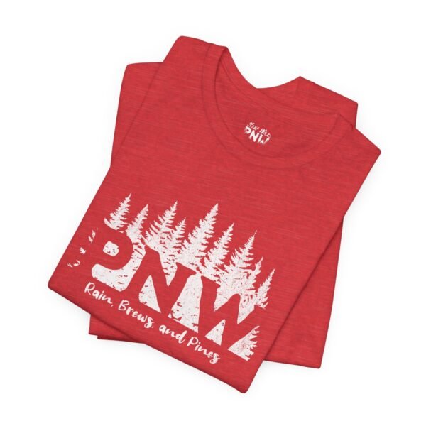 Rains Brews and Pines | Hiking Tee | Outdoors | Unisex - Shirt - Image 22