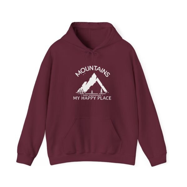 Mountains: My Happy Place | Outdoor Lover | Hiker | Unisex - Hoodie - Image 8