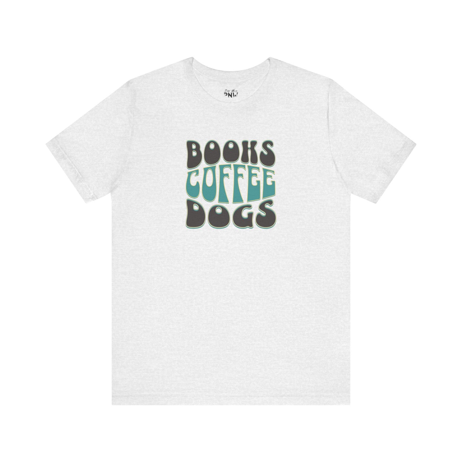 Books Coffee Dogs Retro Style | Dog Lover | Coffee Lover | Unisex - Shirt - Image 2