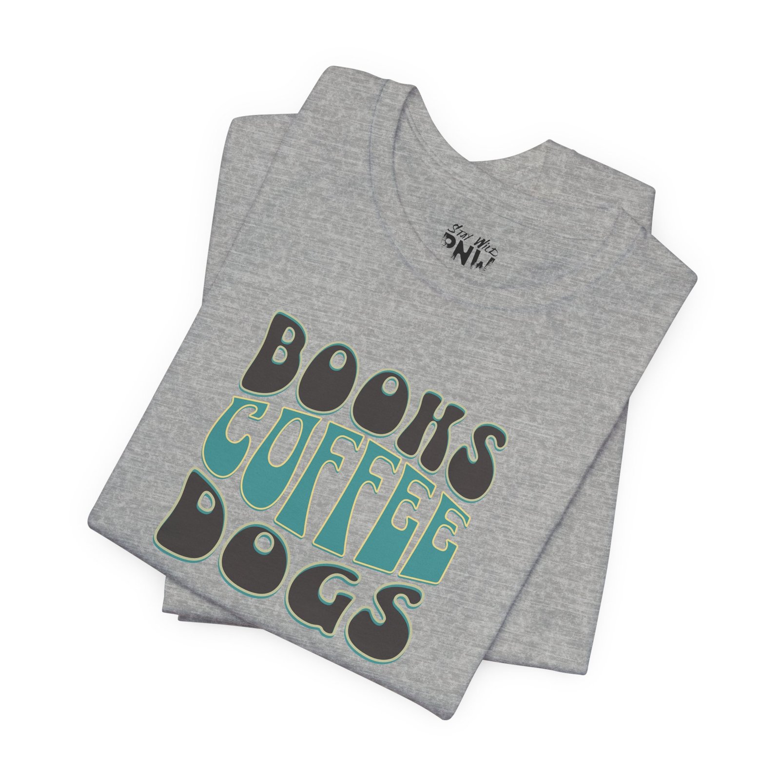 Books Coffee Dogs Retro Style | Dog Lover | Coffee Lover | Unisex - Shirt - Image 7