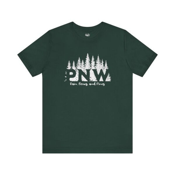 Rains Brews and Pines | Hiking Tee | Outdoors | Unisex - Shirt - Image 11