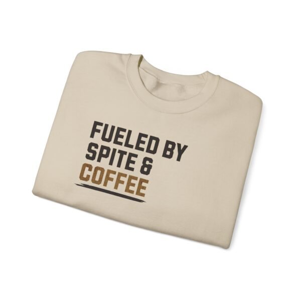 Fueled By Spite & Coffee | Coffee Lover Sweatshirt | Unisex - Sweater - Image 3