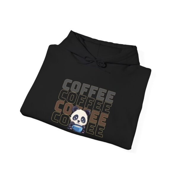 Cute Coffee Panda Sweater | Coffee Lover | Unisex - Hoodie - Image 3