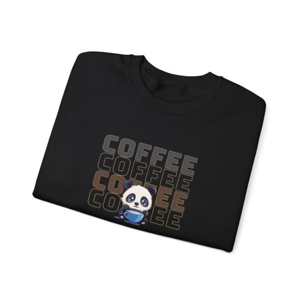 Panda Coffee | Coffee Lover Sweatshirt | Unisex - Sweater - Image 3