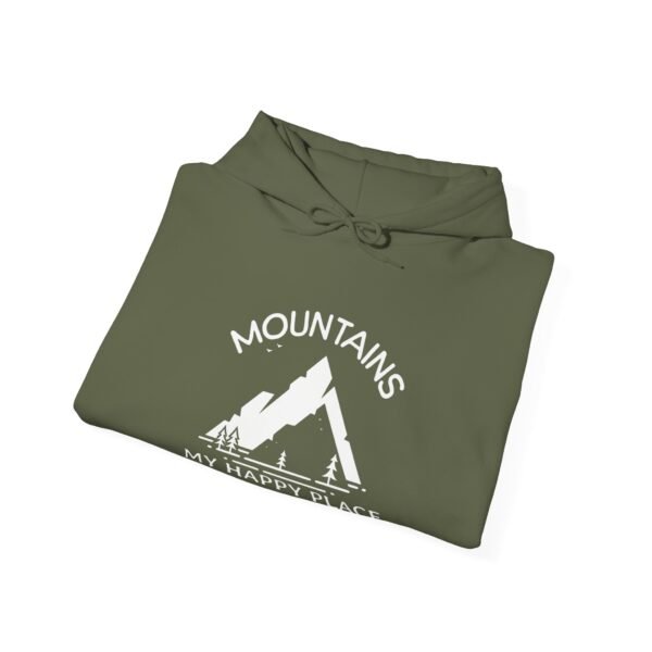 Mountains: My Happy Place | Outdoor Lover | Hiker | Unisex - Hoodie - Image 3