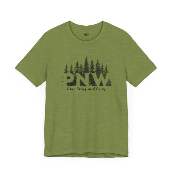 Rains Brews and Pines | Hiking Tee | Outdoors | Unisex - Shirt - Image 3