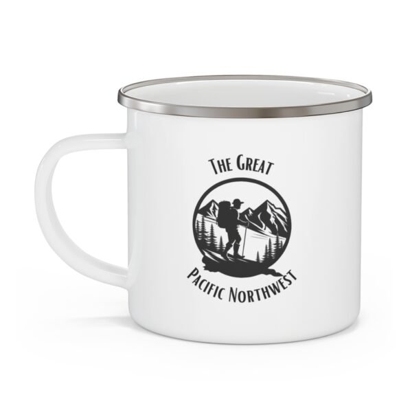 Explorer Rugged Adventure Mug | Hiking Camping - Enamel Mug - Image 3