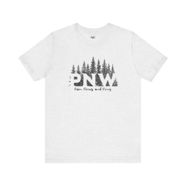 Rains Brews and Pines | Hiking Tee | Outdoors | Unisex - Shirt - Image 5