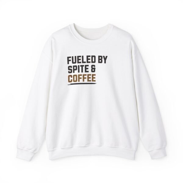 Fueled By Spite & Coffee | Coffee Lover Sweatshirt | Unisex - Sweater - Image 4