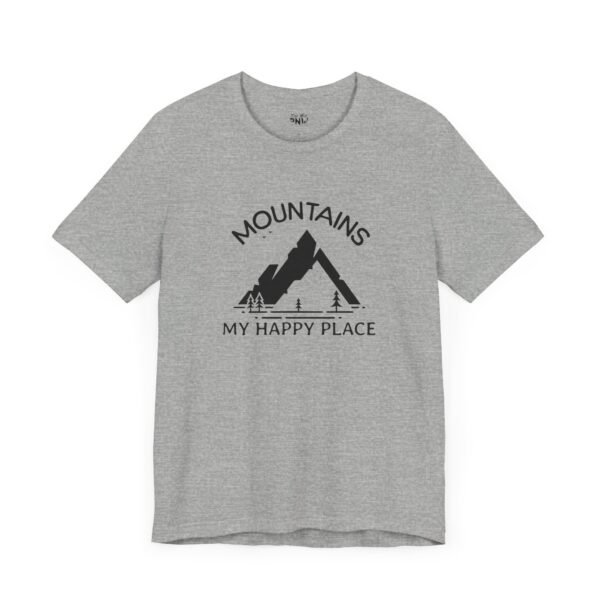 Mountains: My Happy Place | Nature Lover | Outdoor Vibes | Unisex - Shirt - Image 12