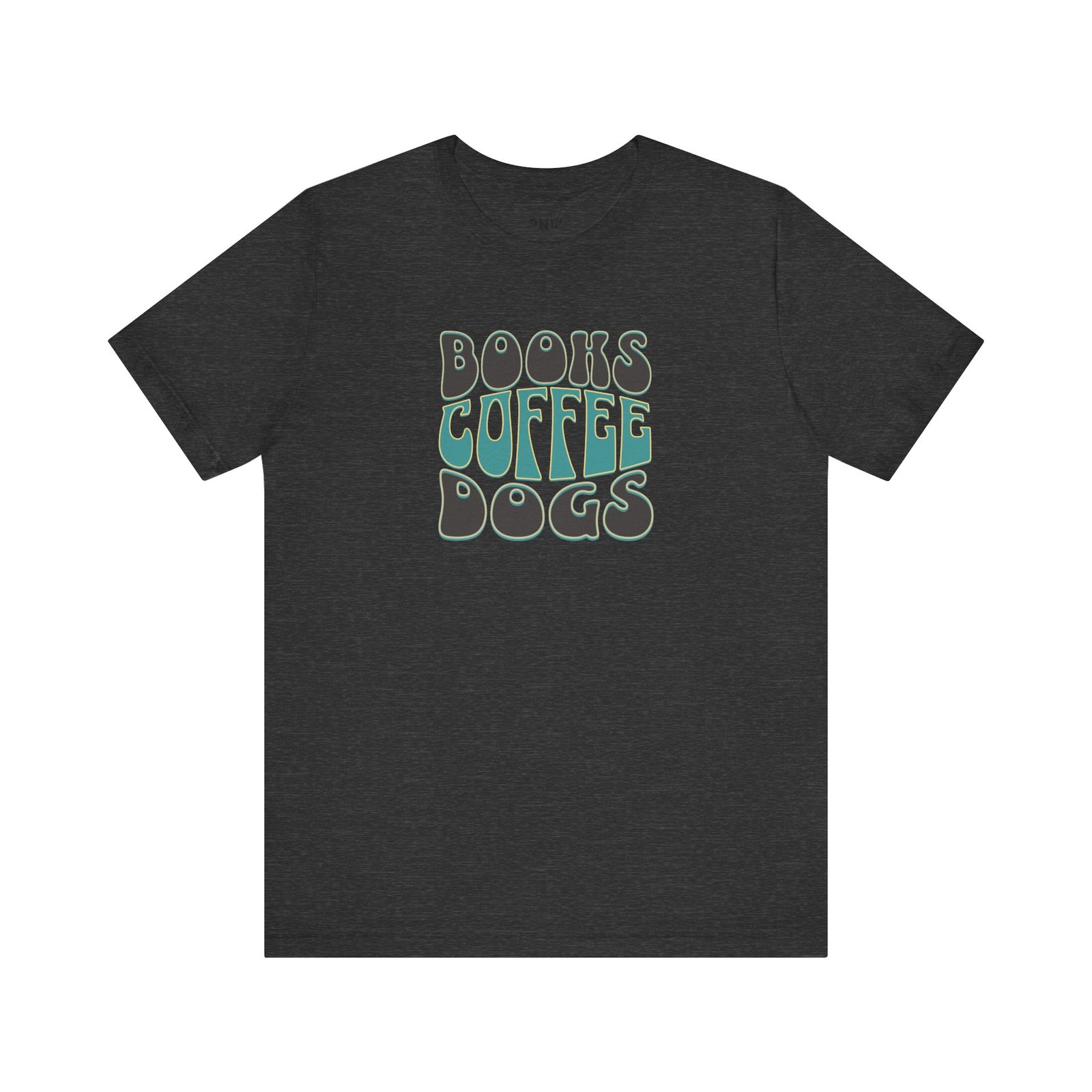 Books Coffee Dogs Retro Style | Dog Lover | Coffee Lover | Unisex - Shirt - Image 8