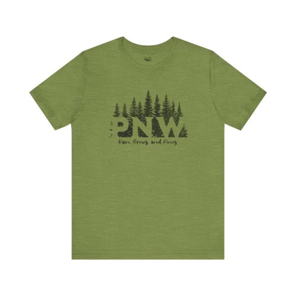 Rains Brews and Pines | Hiking Tee | Outdoors | Unisex - Shirt - Image 2