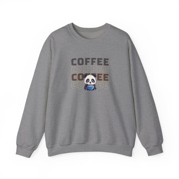 Panda Coffee | Coffee Lover Sweatshirt | Unisex - Sweater - Image 4