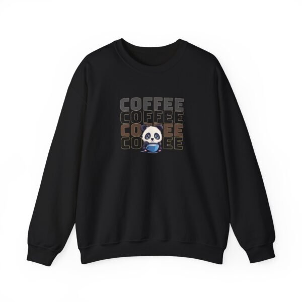 Panda Coffee | Coffee Lover Sweatshirt | Unisex - Sweater - Image 2