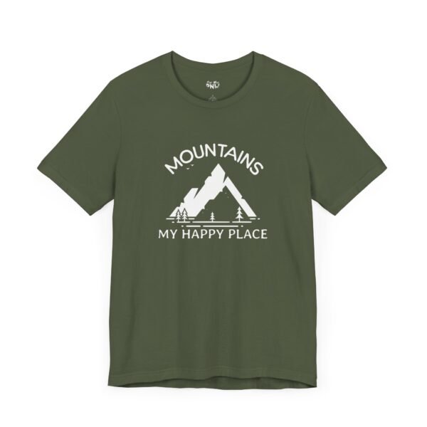 Mountains: My Happy Place | Nature Lover | Outdoor Vibes | Unisex - Shirt - Image 3