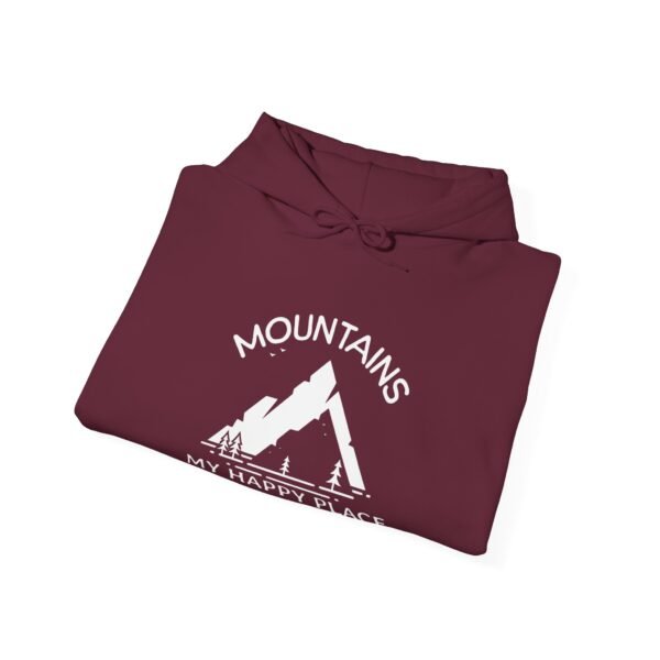 Mountains: My Happy Place | Outdoor Lover | Hiker | Unisex - Hoodie - Image 9