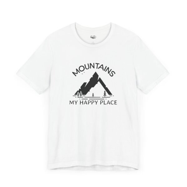 Mountains: My Happy Place | Nature Lover | Outdoor Vibes | Unisex - Shirt - Image 6