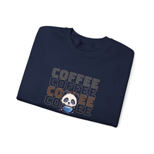 Panda Coffee | Coffee Lover Sweatshirt | Unisex - Sweater - Image 9