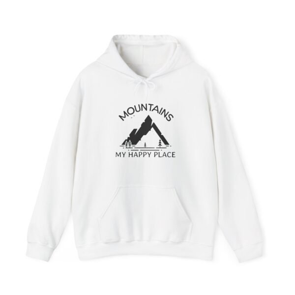 Mountains: My Happy Place | Outdoor Lover | Hiker | Unisex - Hoodie - Image 4