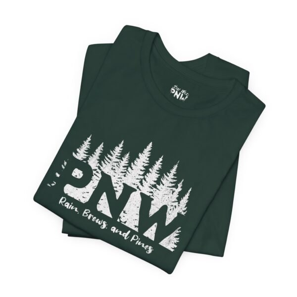 Rains Brews and Pines | Hiking Tee | Outdoors | Unisex - Shirt - Image 13