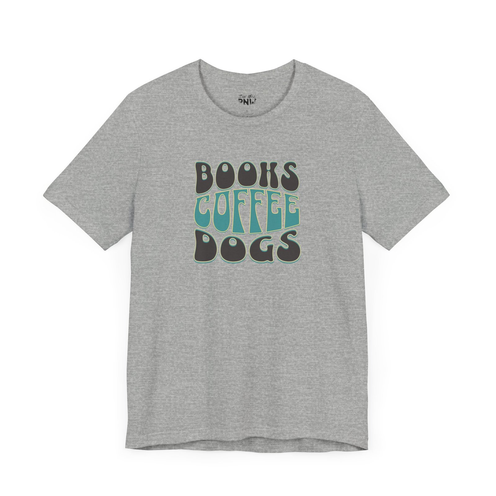 Books Coffee Dogs Retro Style | Dog Lover | Coffee Lover | Unisex - Shirt - Image 6