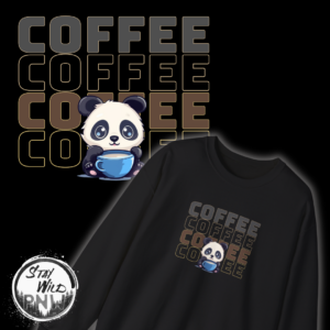 Panda Coffee | Coffee Lover Sweatshirt | Unisex – Sweater