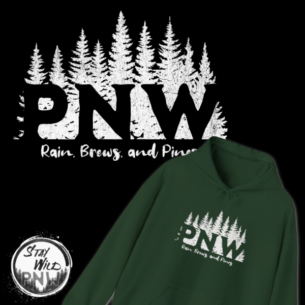 Rain Brews and Pines | Pacific Northwest Sweater | Unisex - Hoodie
