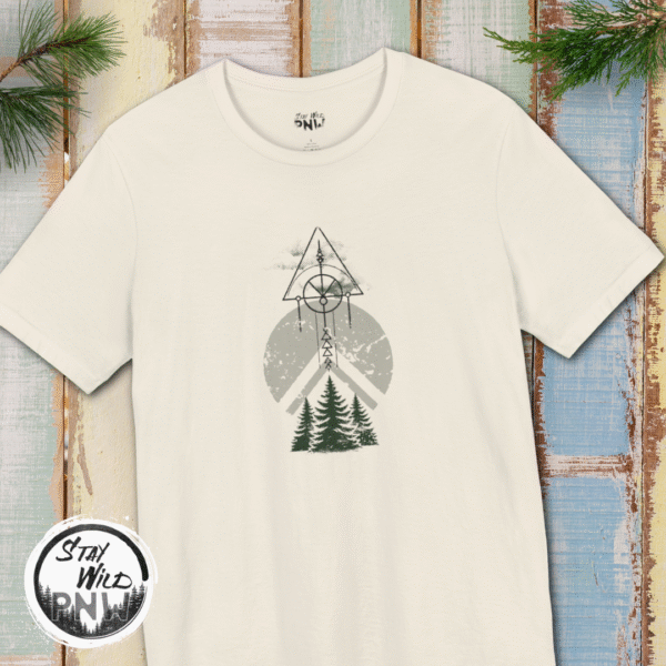 Forest Geometree | Sacred Geometry | Pacific Northwest | Unisex - Shirt