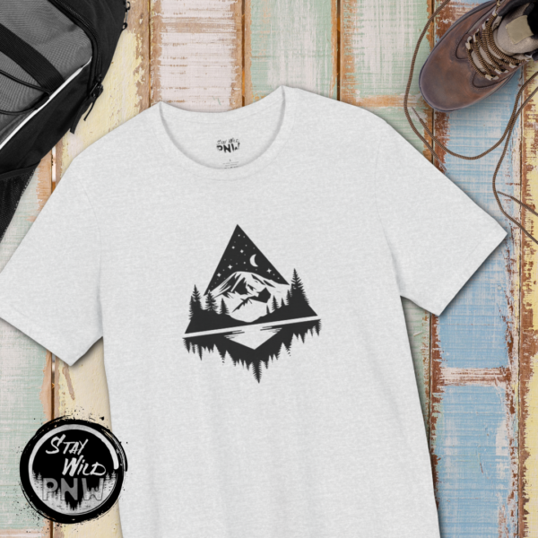 Midnight At Rainier | Mount Rainier Tee | Tahoma | Unisex - Shirt