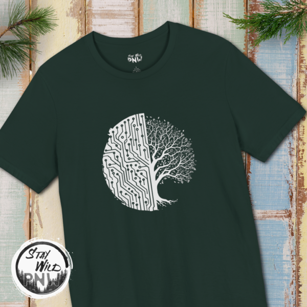 Tree Of Modern Life | Nature Shirt | Tech Tee - Unisex - Shirt