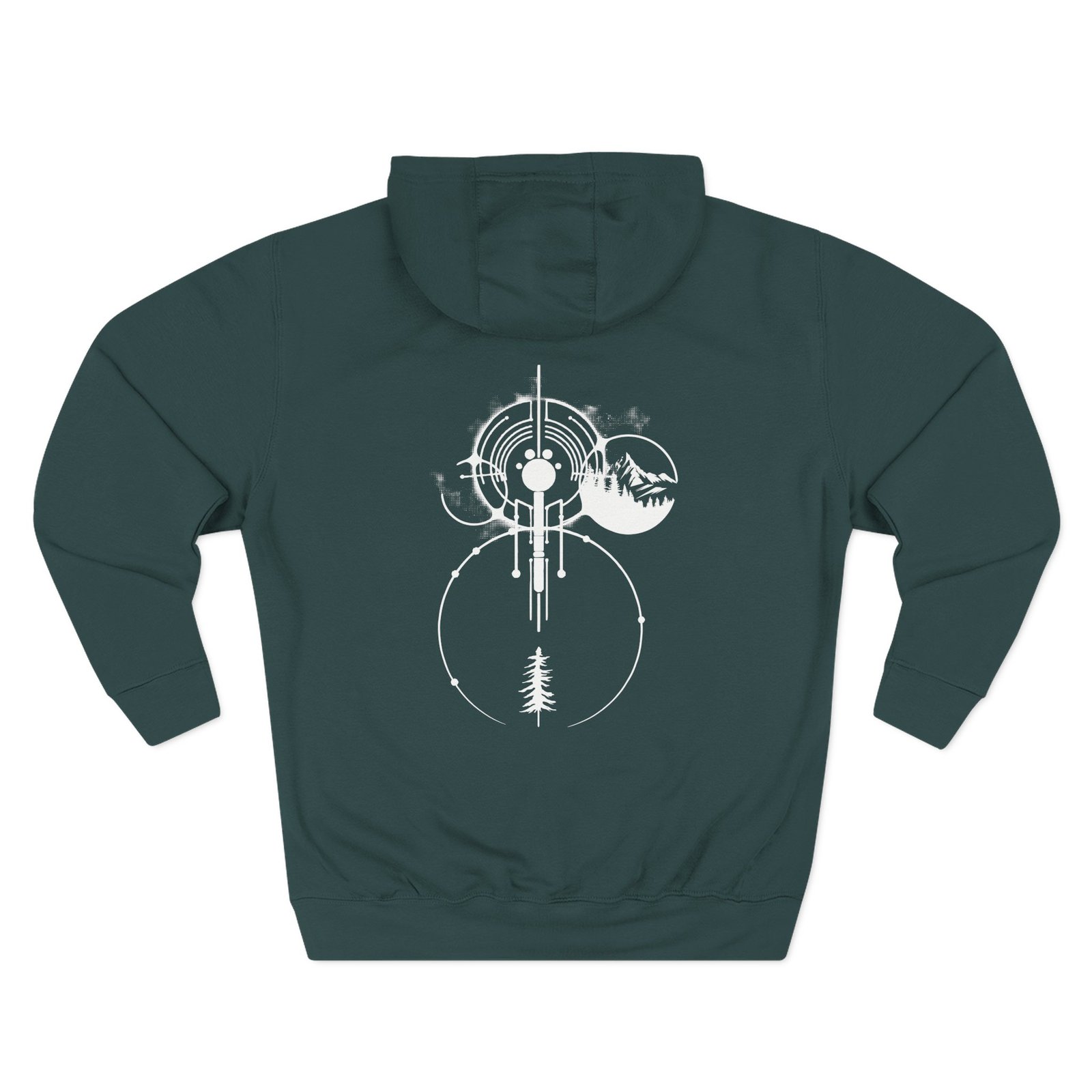 Cosmic Wilderness | Space Hoodie | Sacred Geometry | Unisex - Hoodie - Image 2