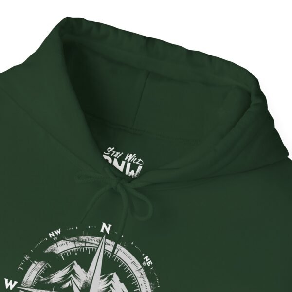 Wander North Compass | Pacific Northwest Vibes | PNW Hooded Sweater Unisex - Hoodie - Image 20