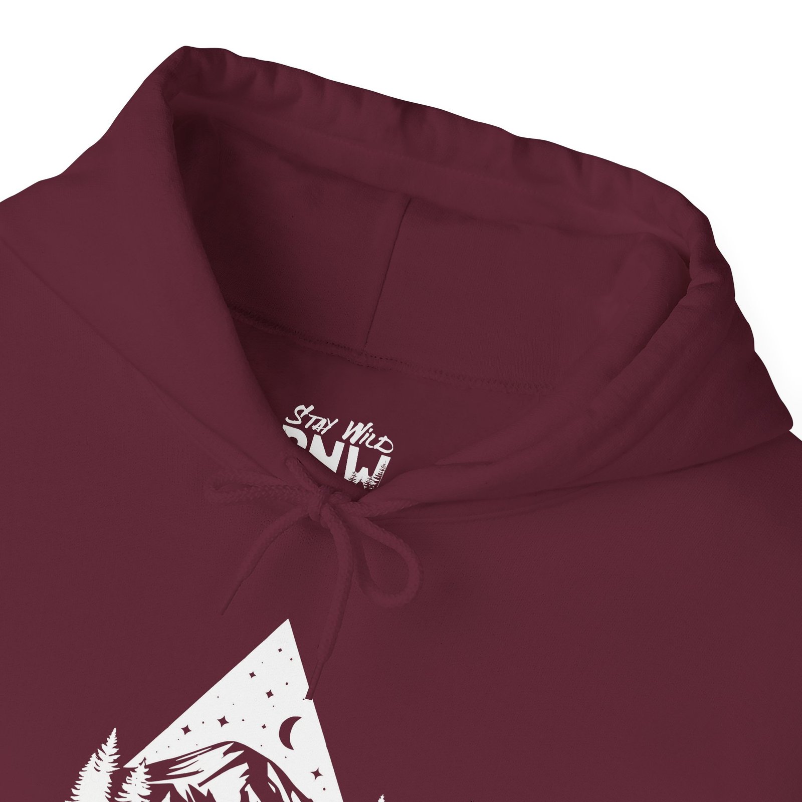 Midnight Rainier Reflection | PNW Hooded Sweater | Pacific Northwest Unisex - Hoodie - Image 10