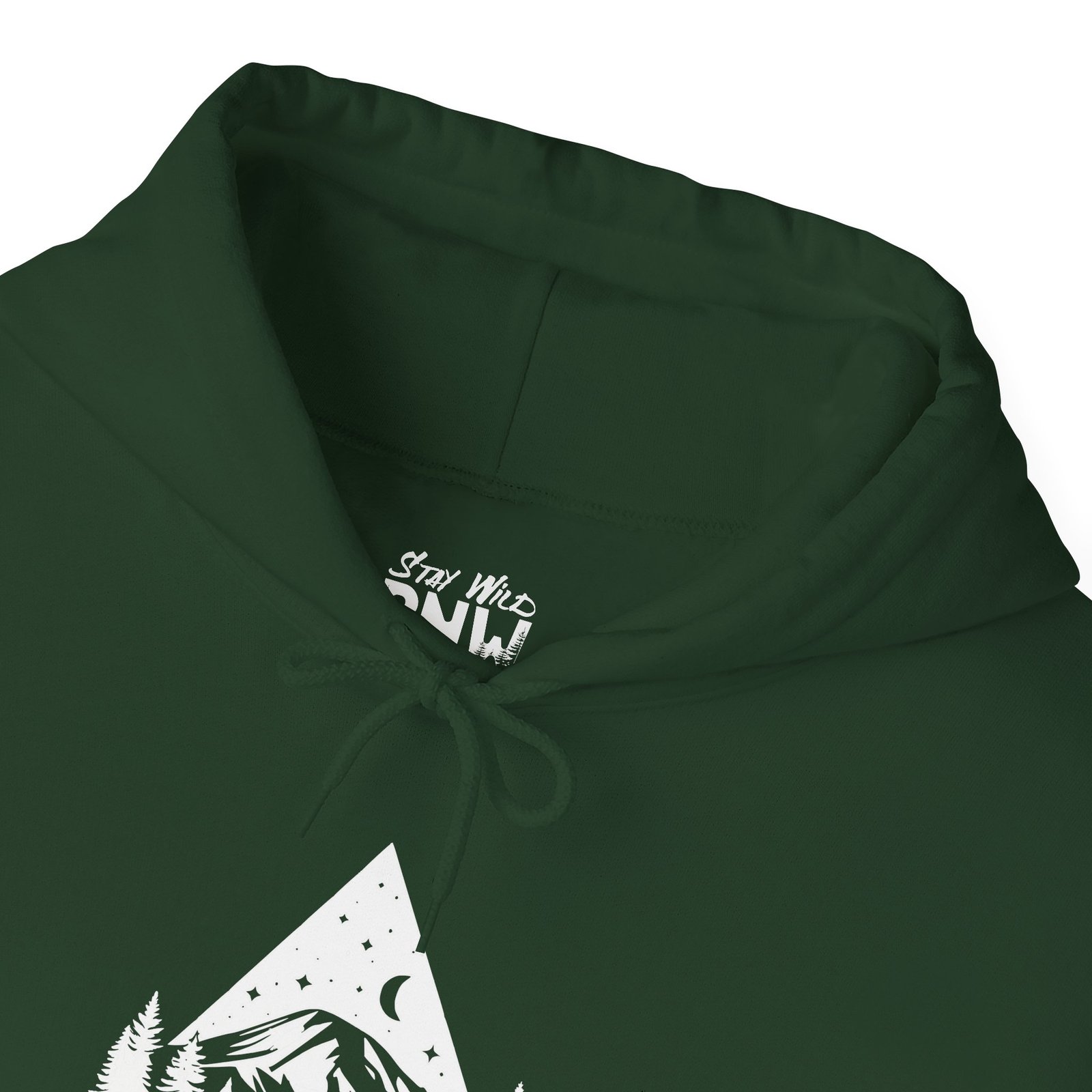 Midnight Rainier Reflection | PNW Hooded Sweater | Pacific Northwest Unisex - Hoodie - Image 13
