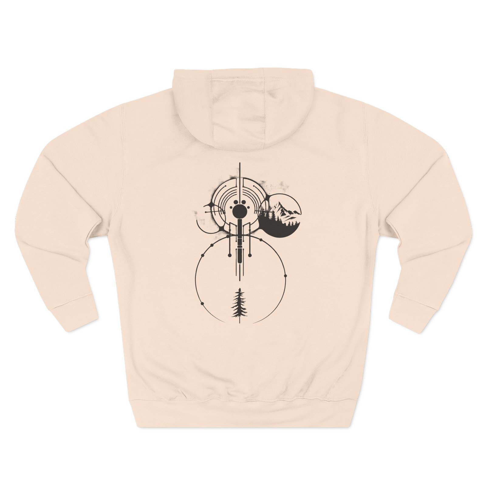 Cosmic Wilderness | Space Hoodie | Sacred Geometry | Unisex - Hoodie - Image 5