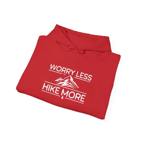 Worry Less Hike More | Funny Hiking Sweater | Pullover Sweatshirt Unisex - Hoodie - Image 15