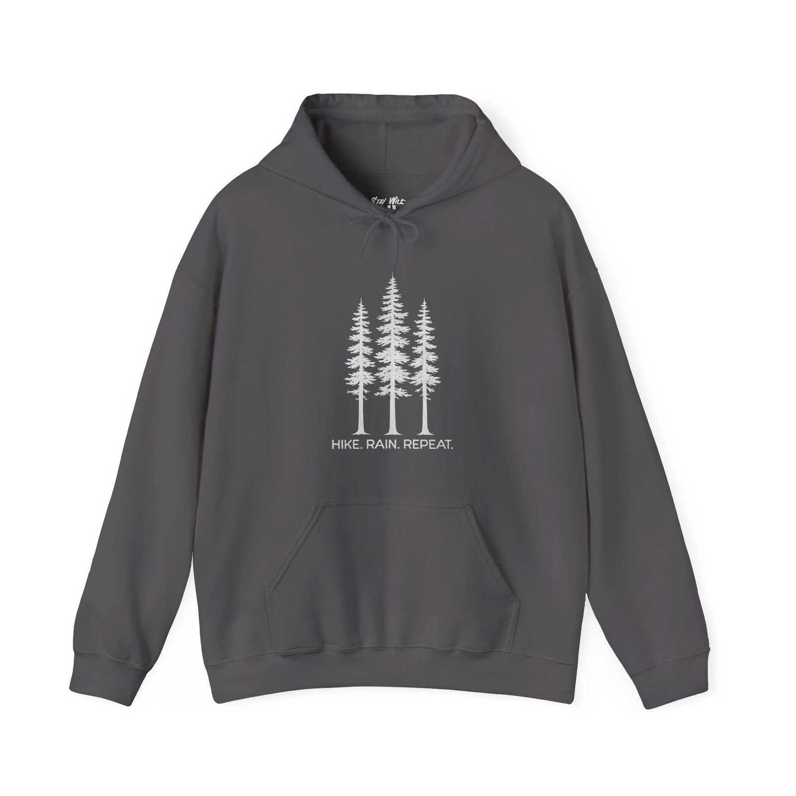 Hike Rain Repeat | PNW Hooded Sweater | Unisex - Hoodie - Image 2