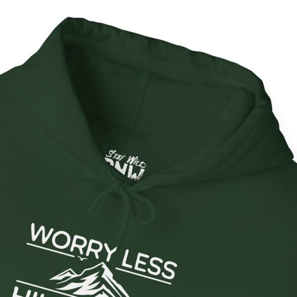 Worry Less Hike More | Funny Hiking Sweater | Pullover Sweatshirt Unisex - Hoodie - Image 13