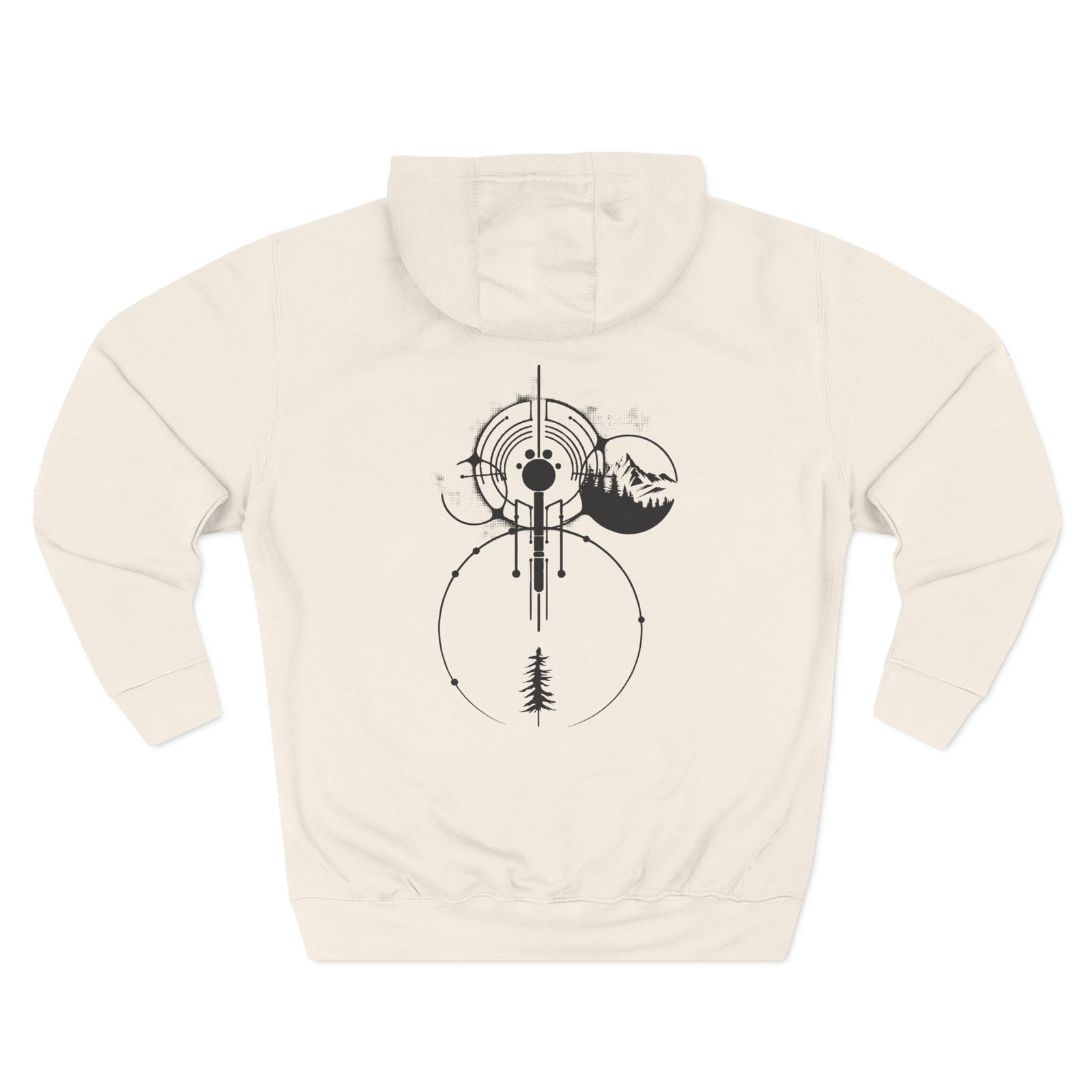 Cosmic Wilderness | Space Hoodie | Sacred Geometry | Unisex - Hoodie - Image 4