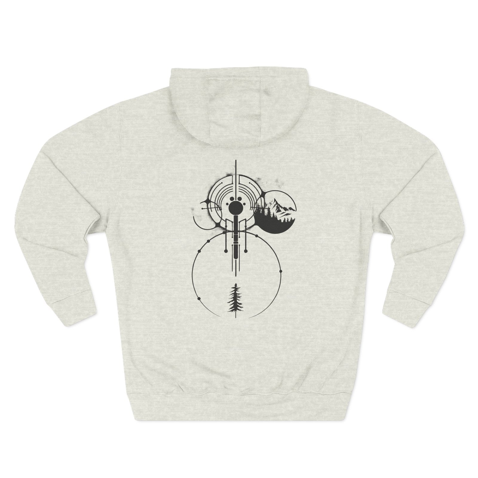 Cosmic Wilderness | Space Hoodie | Sacred Geometry | Unisex - Hoodie - Image 6