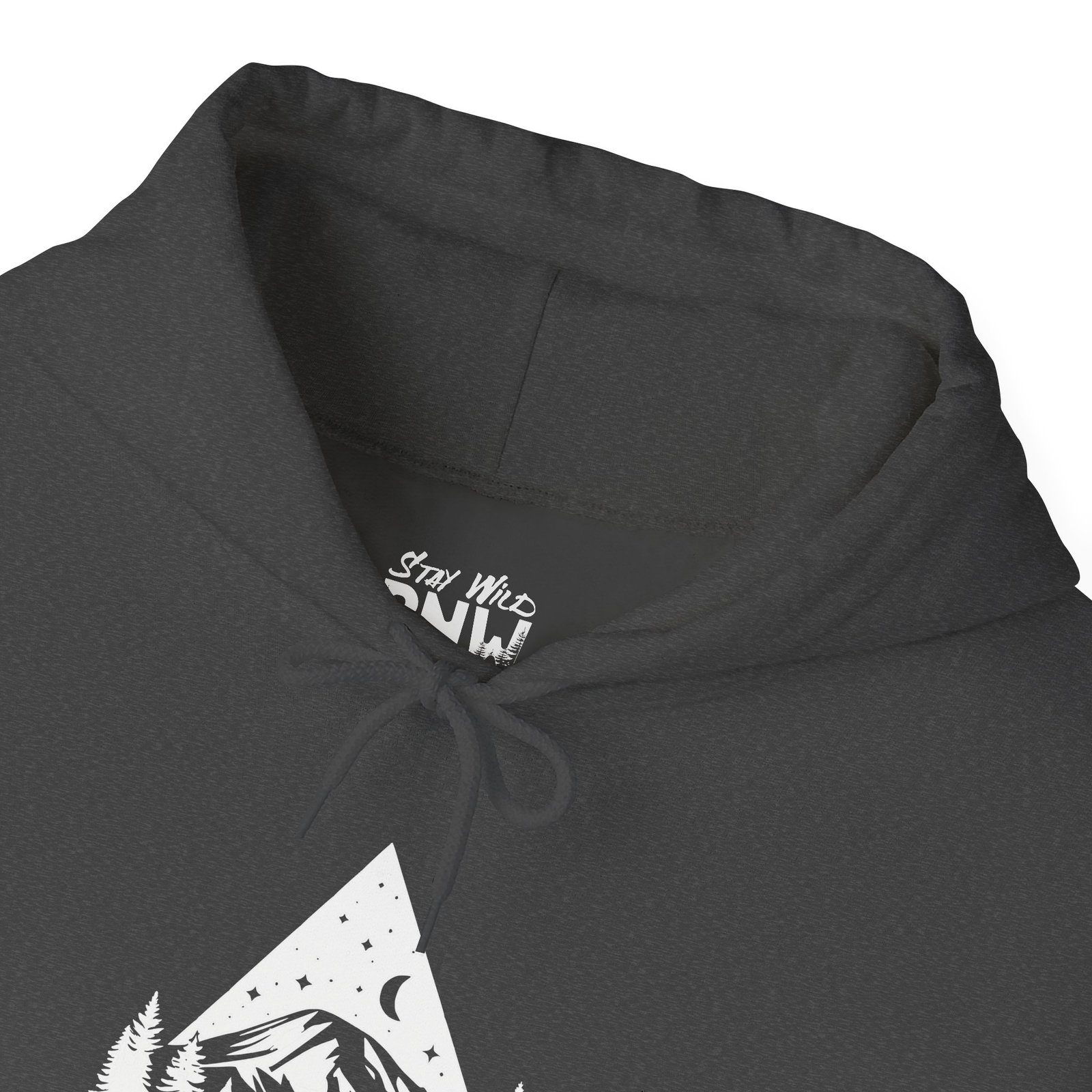 Midnight Rainier Reflection | PNW Hooded Sweater | Pacific Northwest Unisex - Hoodie - Image 16
