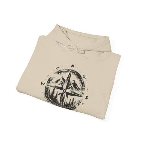 Wander North Compass | Pacific Northwest Vibes | PNW Hooded Sweater Unisex - Hoodie - Image 10