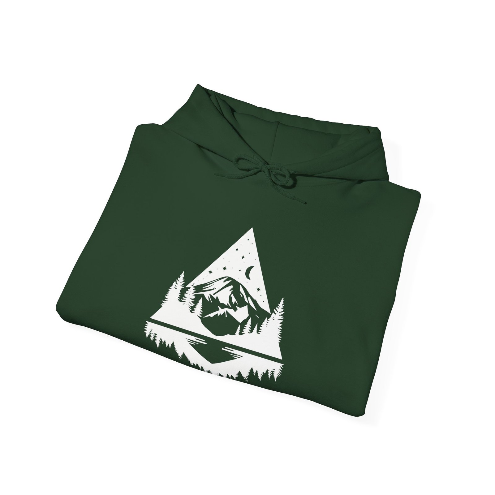 Midnight Rainier Reflection | PNW Hooded Sweater | Pacific Northwest Unisex - Hoodie - Image 12