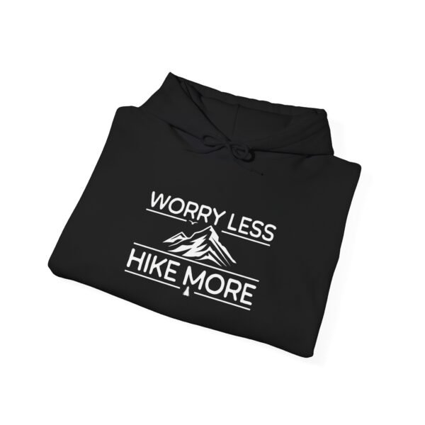 Worry Less Hike More | Funny Hiking Sweater | Pullover Sweatshirt Unisex - Hoodie - Image 6