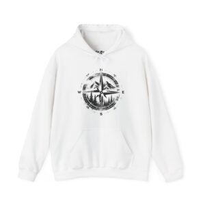 Wander North Compass | Pacific Northwest Vibes | PNW Hooded Sweater Unisex – Hoodie