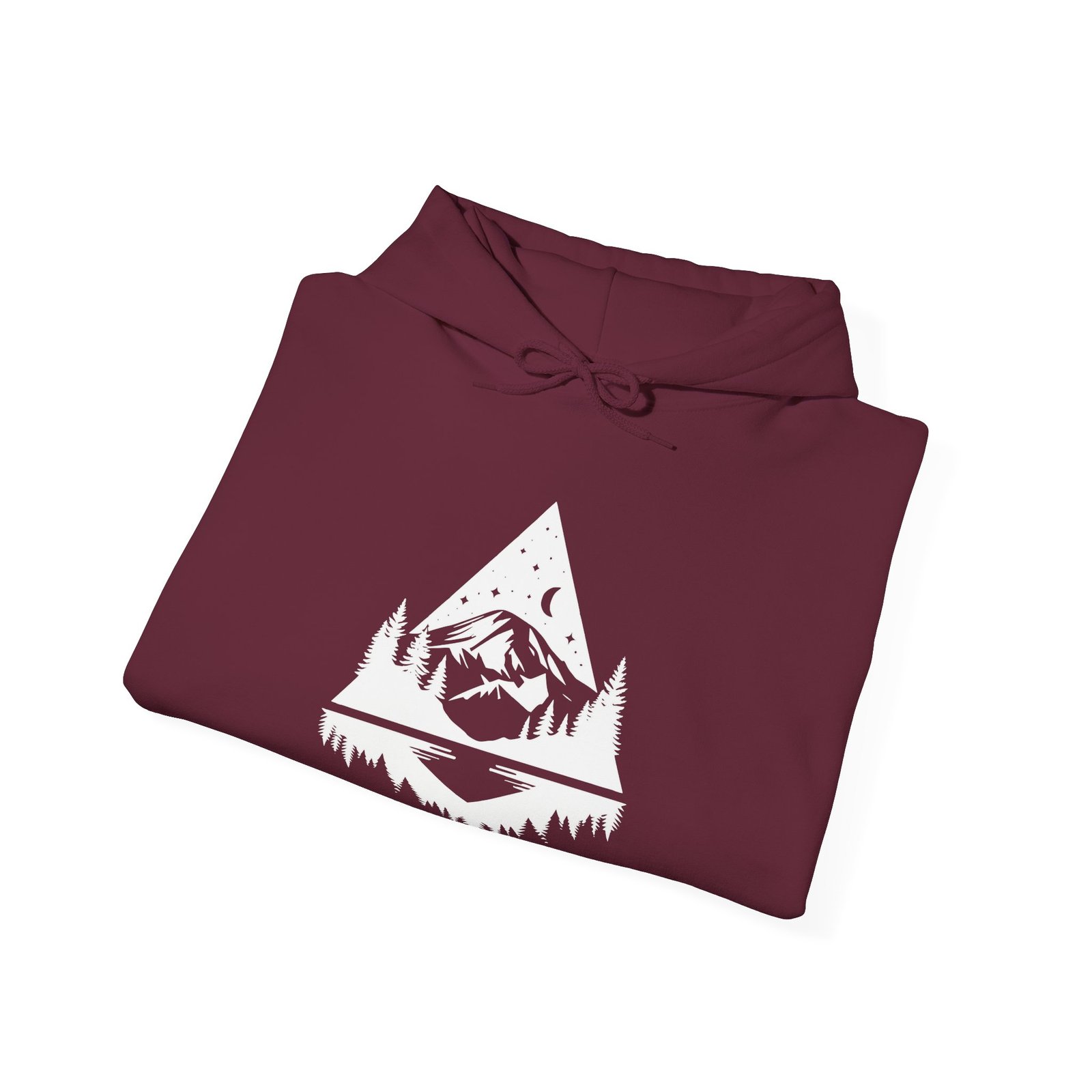Midnight Rainier Reflection | PNW Hooded Sweater | Pacific Northwest Unisex - Hoodie - Image 9