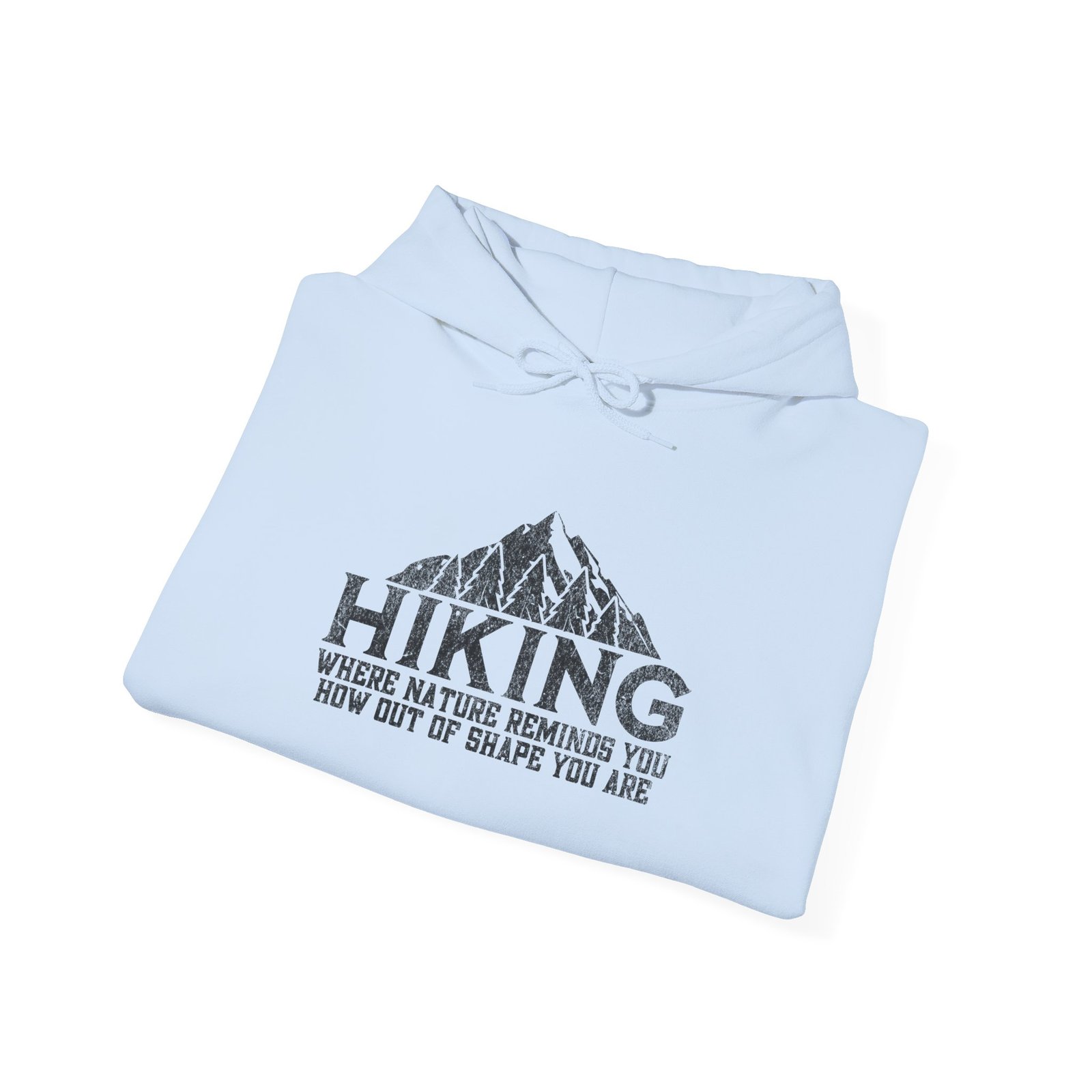 Hiking Humor Hoodie – Out of Shape Edition | Funny Hiking Sweater | Unisex - Hoodie - Image 9