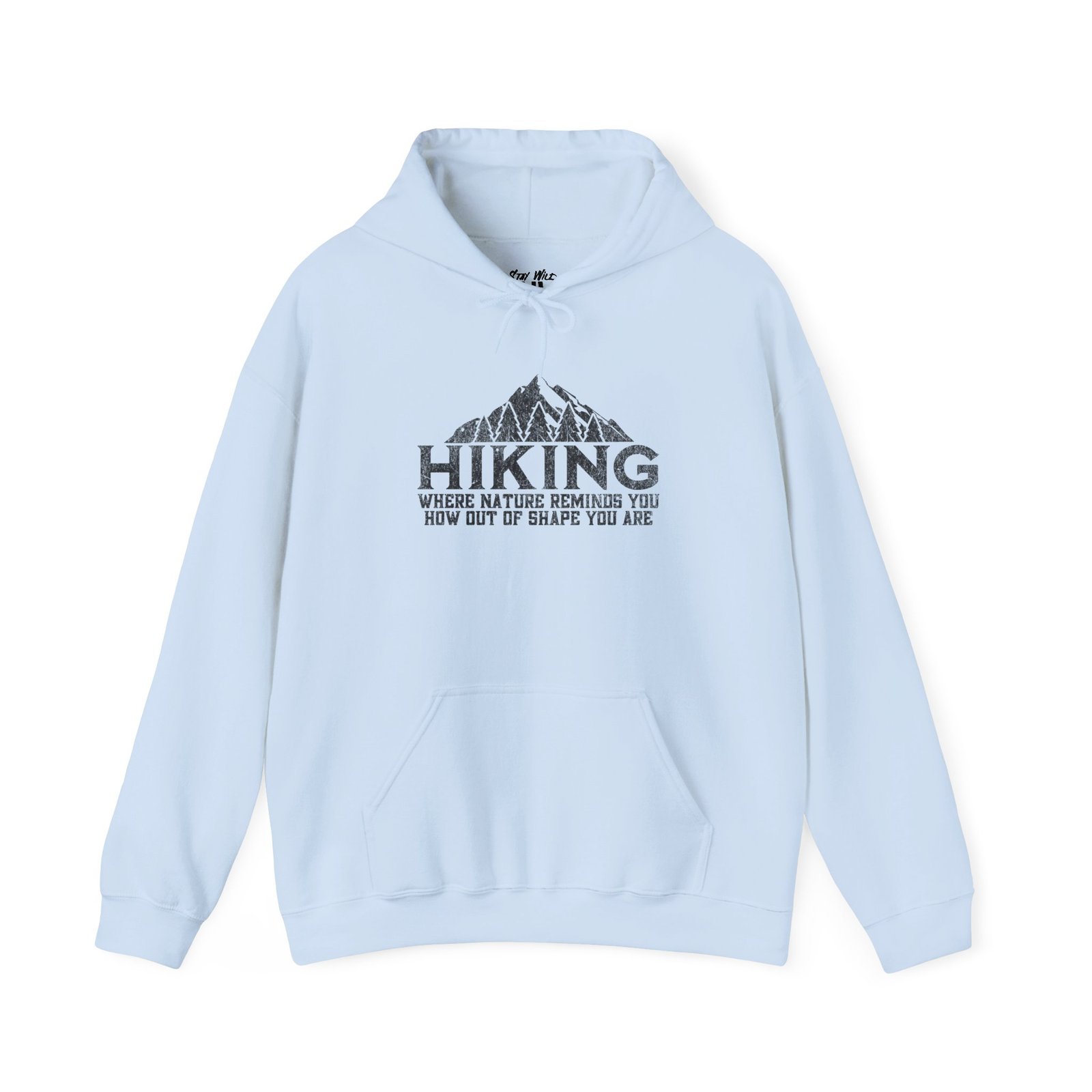Hiking Humor Hoodie – Out of Shape Edition | Funny Hiking Sweater | Unisex - Hoodie - Image 8